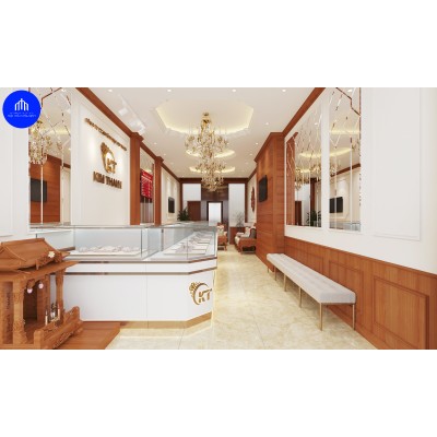 Thiết kế tiệm vàng Kim Thanh của chị Huyền tại Cao Bằng 